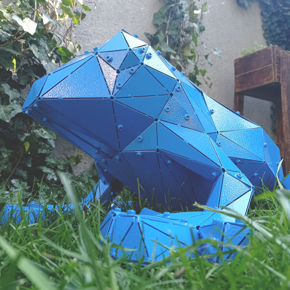 KIKKER | 3D Metal Geometric Frog Statue OTTOCKRAFT™