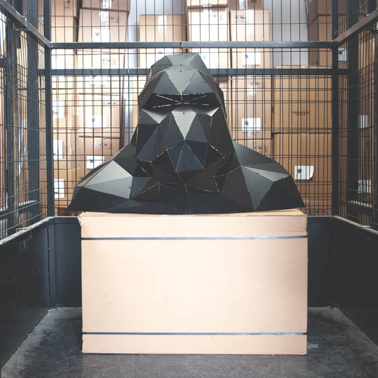 KING KONG ▪ OUTLET | 3D Metal Geometric Gorilla Bust OTTOCKRAFT™
