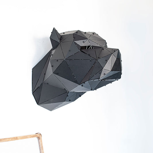 PITBULL | 3D Metal Geometric Pitbull Head Wall Decor OTTOCKRAFT™