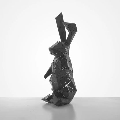 ALICE | 3D Metal Geometric Bunny Wall + Floor Decor OTTOCKRAFT™