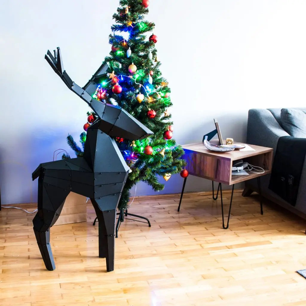 ARIE | 3D Metal Geometric Minimal Deer Statue OTTOCKRAFT™