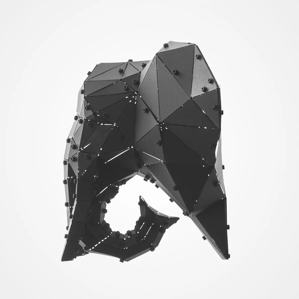 BARRUS V2 | 3D Metal Geometric Elephant Head Wall Decor OTTOCKRAFT™