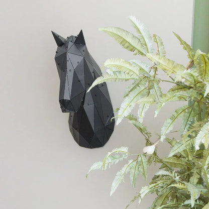 CAVALLO | 3D Metal Geometric Horse Head Wall Decor OTTOCKRAFT™