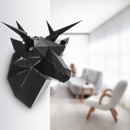 DEER | 3D Metal Geometric Deer Head Wall Decor OTTOCKRAFT™