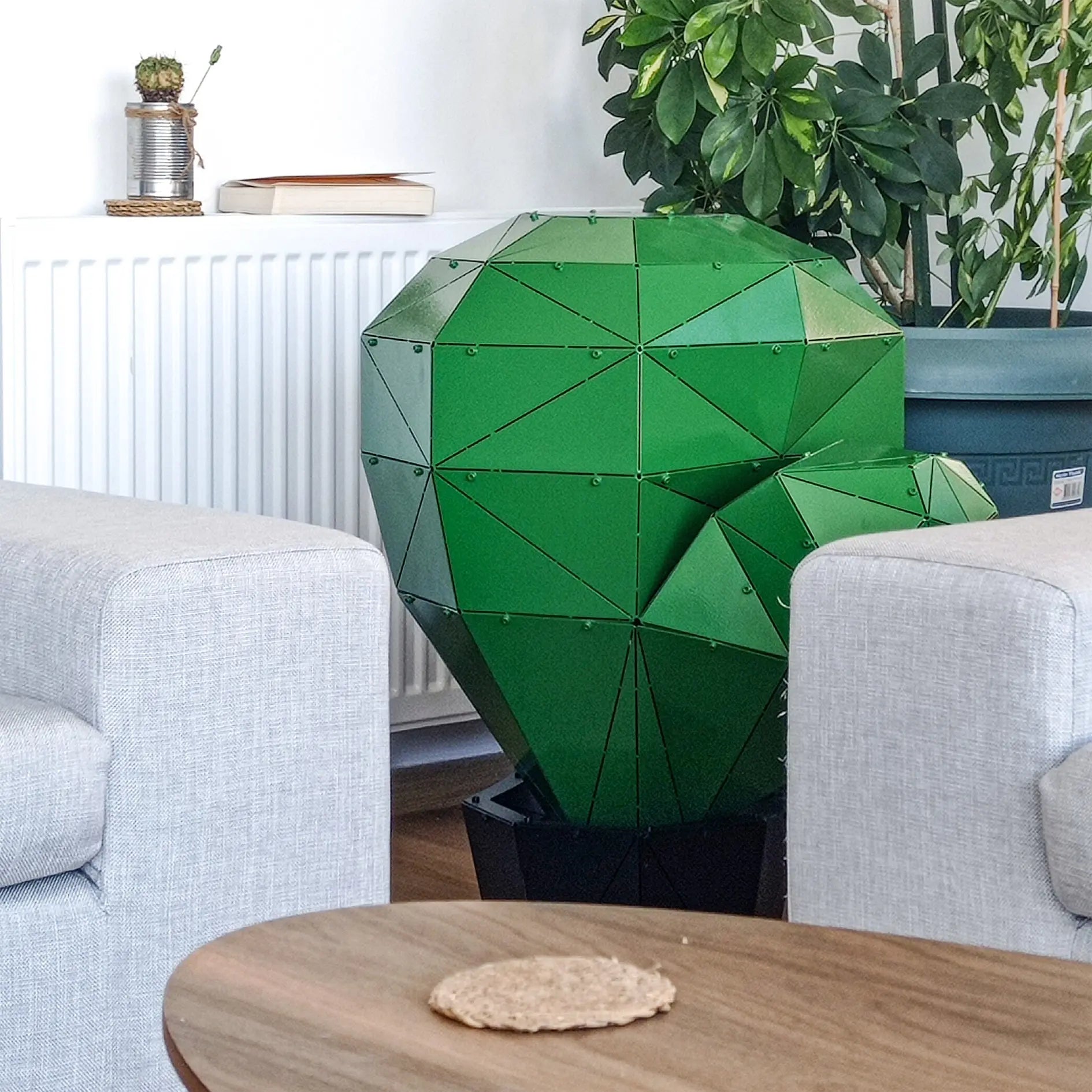 KAKTUS I | 3D Metal Geometric Cactus Shaped Decorative OTTOCKRAFT™