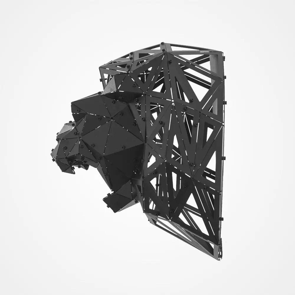 LEON V2 | 3D Metal Geometric Lion Head Wall Decor OTTOCKRAFT™