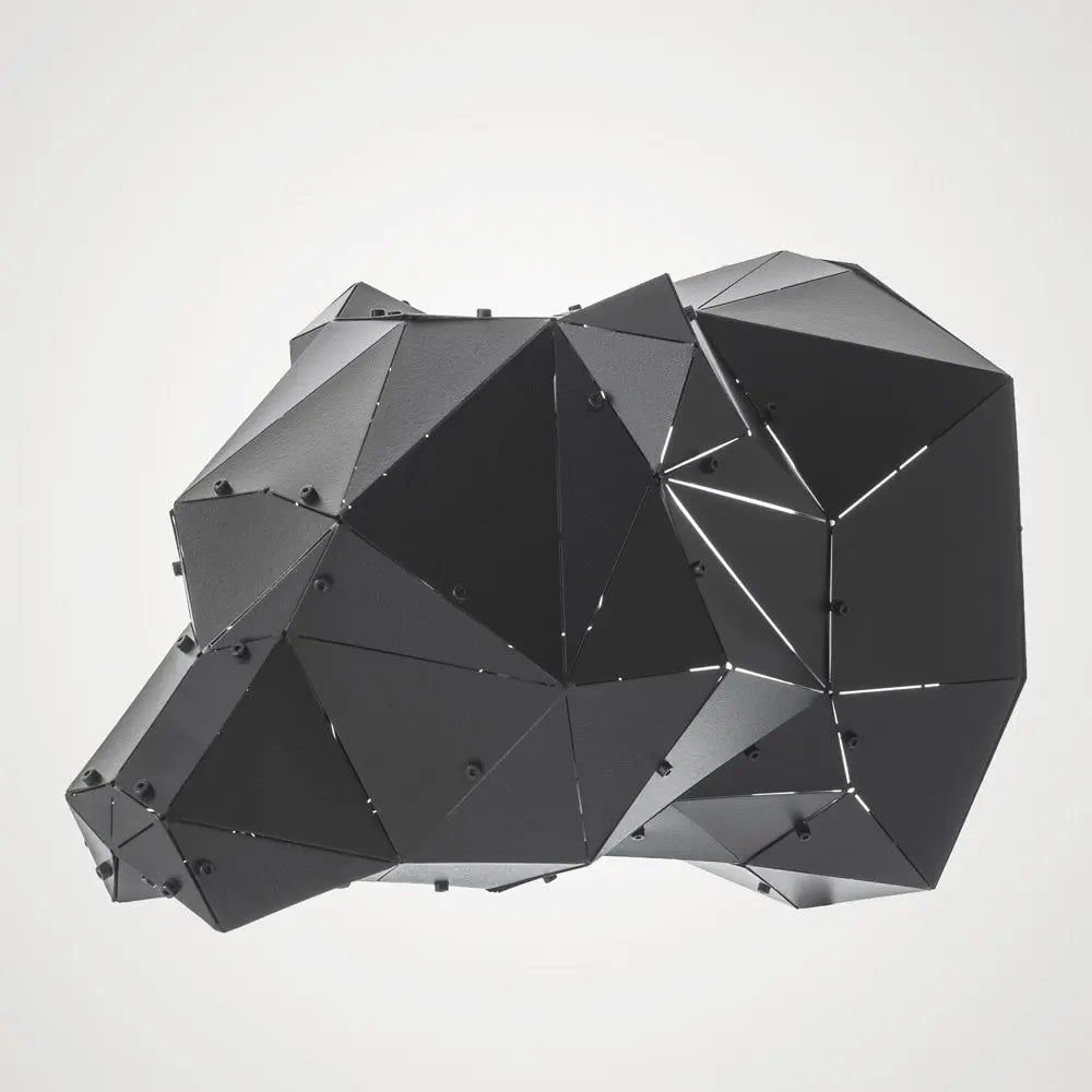 ORSO | 3D Metal Geometric Bear Head Wall Decor OTTOCKRAFT™
