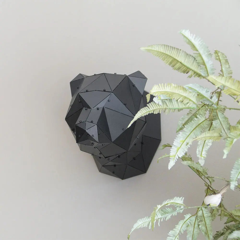 ORSO | 3D Metal Geometric Bear Head Wall Decor OTTOCKRAFT™