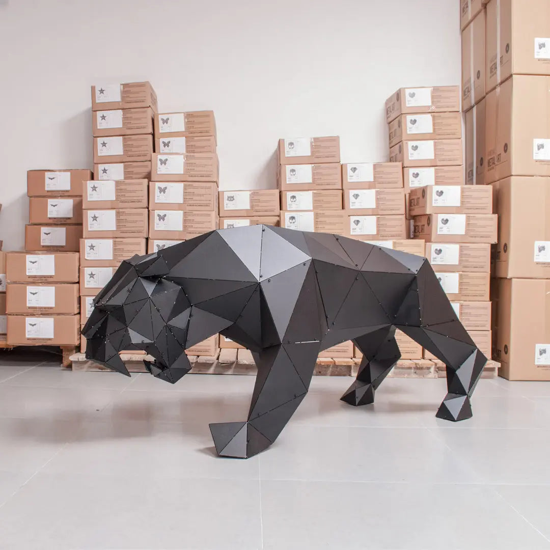 TIGRIS | 3D Metal Geometric Tiger Statue OTTOCKRAFT™