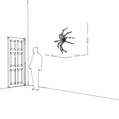 VENOM | 3D Metal Geometric Spider Wall + Floor Decor OTTOCKRAFT™
